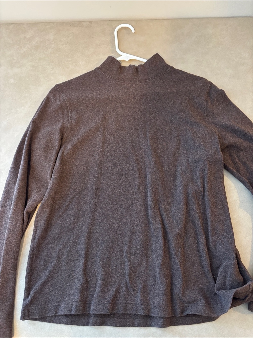 croft & barrow Men's Dark Brown Turtleneck Sweater